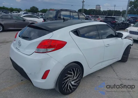 2014 Hyundai Veloster Base W/Black from USA, damaged, VIN KMHTC6AD8EU215792